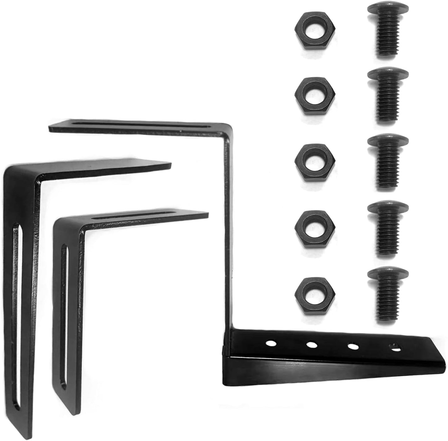 Window Box Brackets for Railing Adjustable Planter Box Brackets Flower Box Brackets for Railings Deck Bird Feeder Hanger for Railing Heavy Duty Bracket for Windowsills, Garden, Fences and Balcony