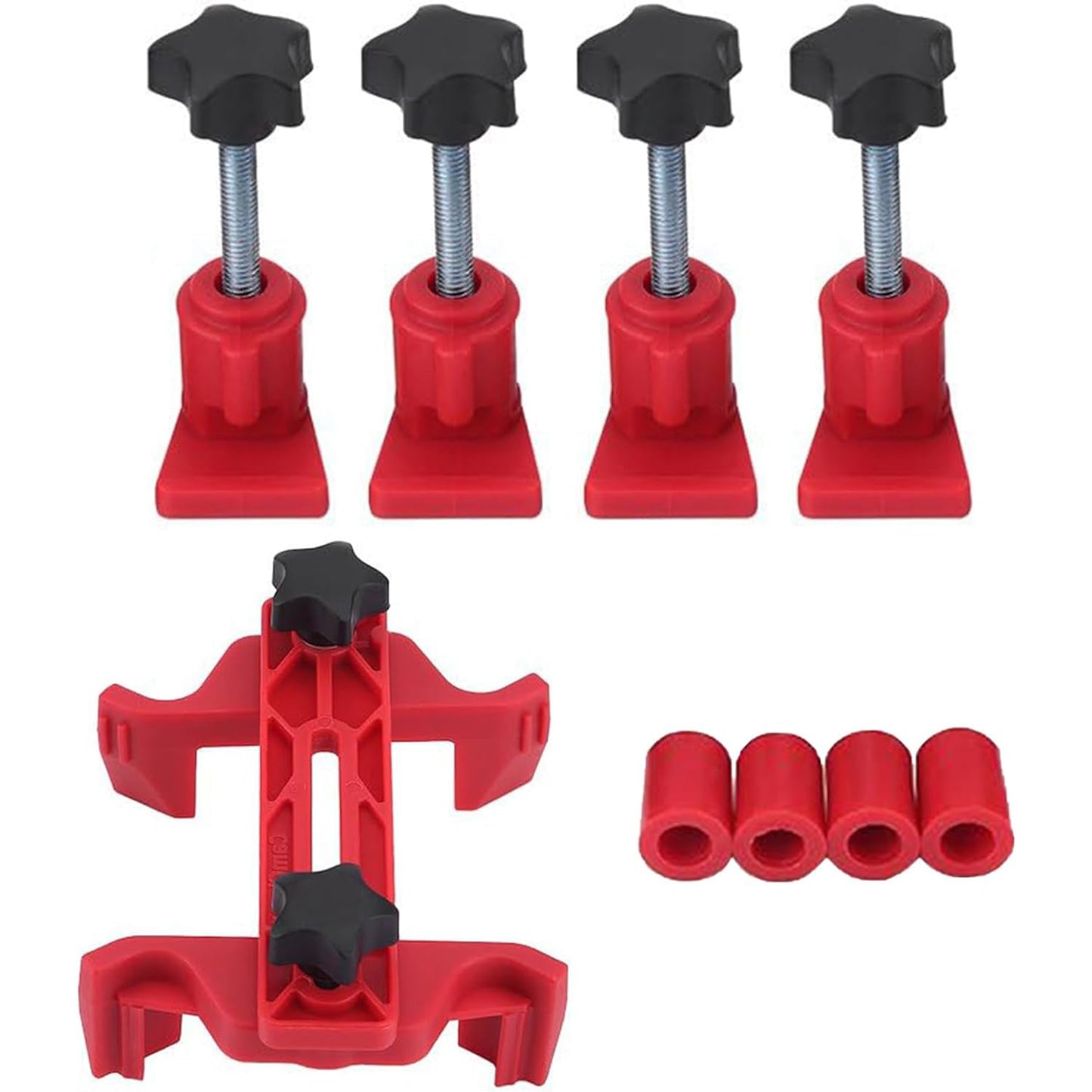 Camshaft Locking Tool Car Dual Camshaft Clamp Camshaft Kit Chain Tool Anti Slip Locking Timing Tool Kit for Single/Twin/Quad Camshaft Clamp Engine Fit for Gasoline or Diesel Generators 9 Pcs